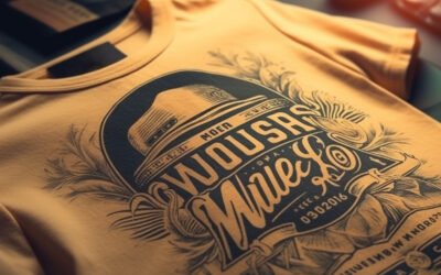 Blue shirt label symbolizes luxury fashion industry generated by AI Blue shirt label symbolizes luxury fashion industry generated by artificial intelligence
